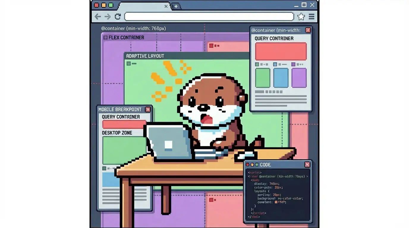 컨테이너 쿼리(Container Query)로 진짜 반응형 만들기 thumbnail