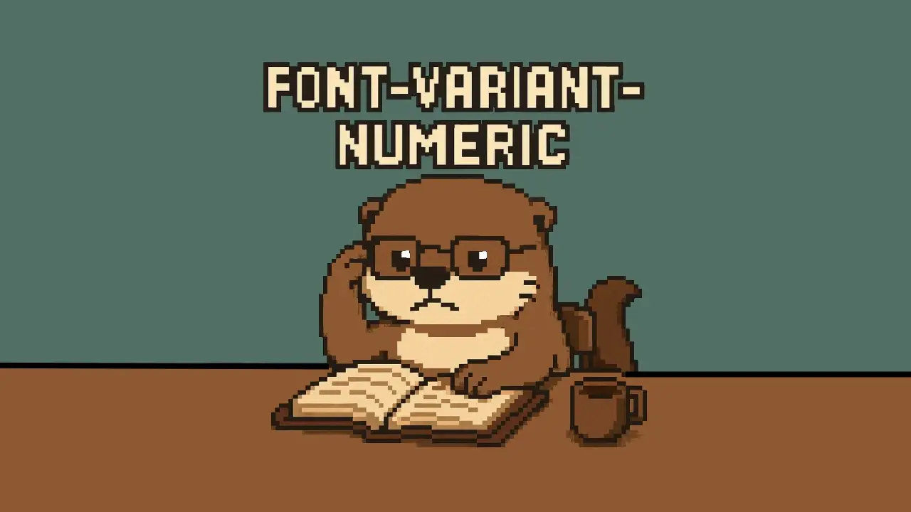 CSSの1行で数字を美しく表示・整列する方法 thumbnail